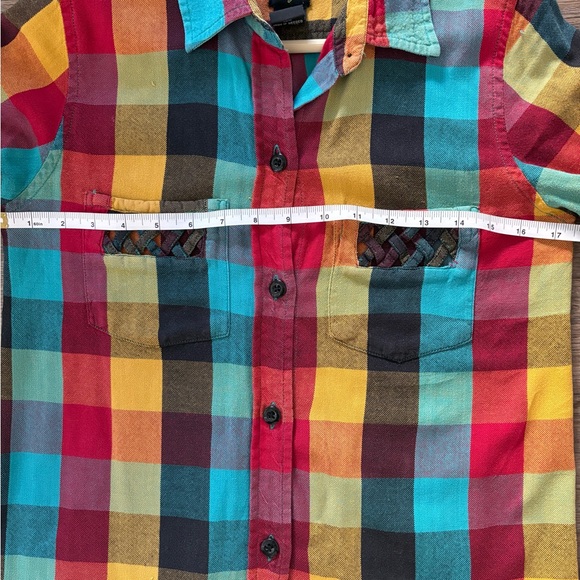 Stussy Women’s Colorful Checkered Shirt - Picture 3 of 5